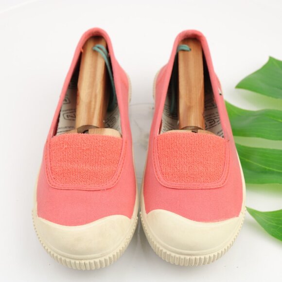 Keen Womens Maderas Slip On Shoe Size 8 Red Coral Sporty Flat Loafer Bumper Toe - Picture 2 of 12